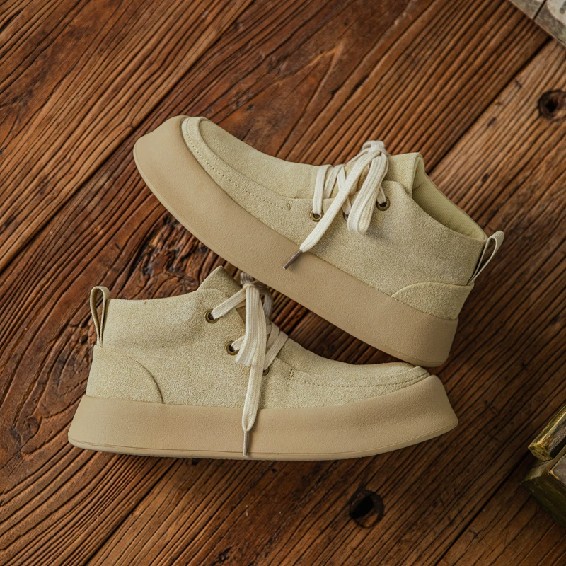 2025 Martin сапоги мужчины высокая банда в британском стиле ретро осень-зима матовая кожа толстая подошва туфли