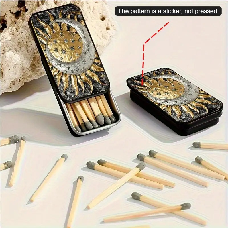 Cross-Border Popular Retro Matchbox Metal Shelby Collectible Holiday Gift (Matchsticks Not Included)