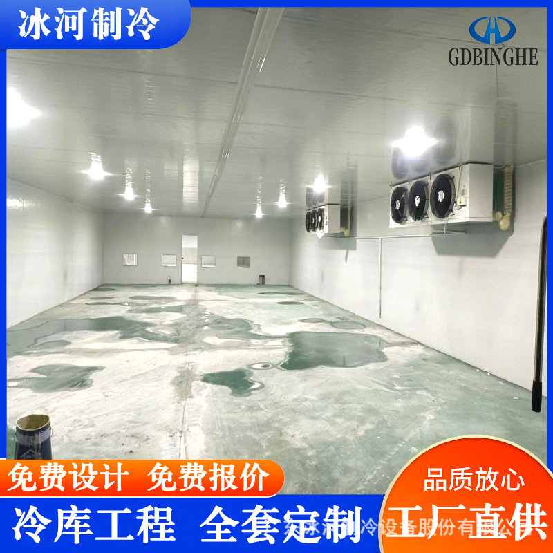 大型冷库全套设备果蔬保鲜库肉类食品冷藏韭菜冷藏库上门安装