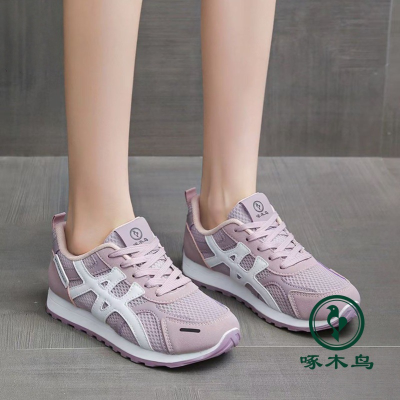 2026 verano nuevo estilo coreano transpirable Gump zapatos de mujer inswind estudiantes zapatos casuales de entrenamiento de lazos zapatos de mujer para correr