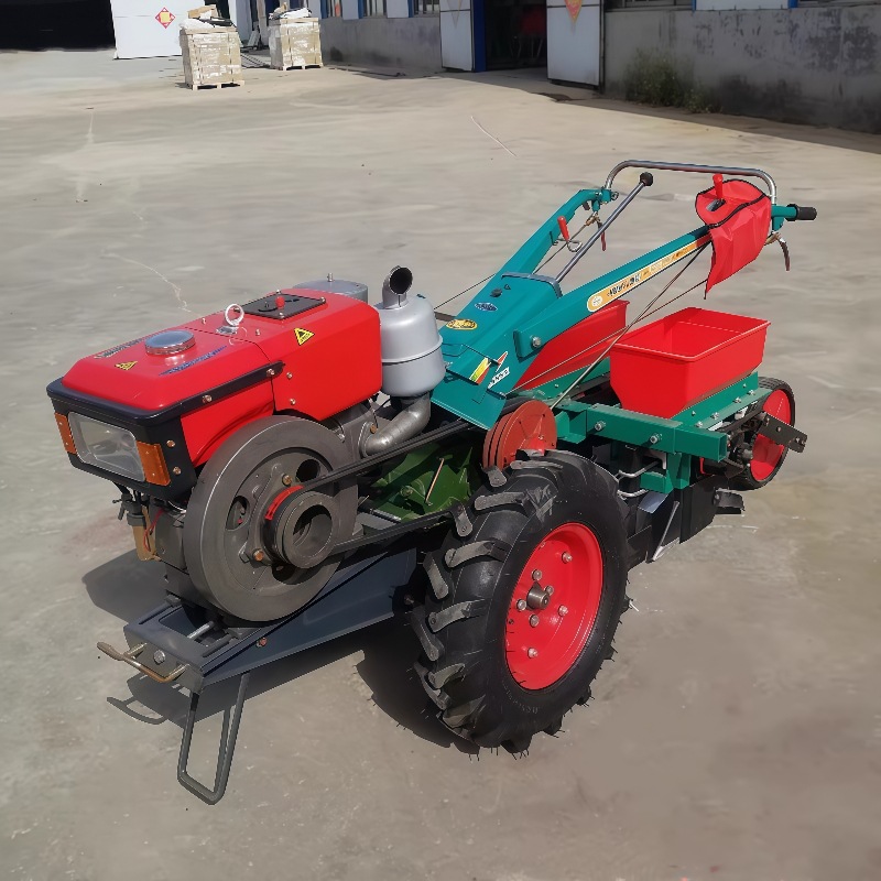 Tractor de cuatro ruedas, sembradora de maíz, sembradora de soja de mano, sembradora de precisión de sorgo, siembra de labranza cero, fertilización