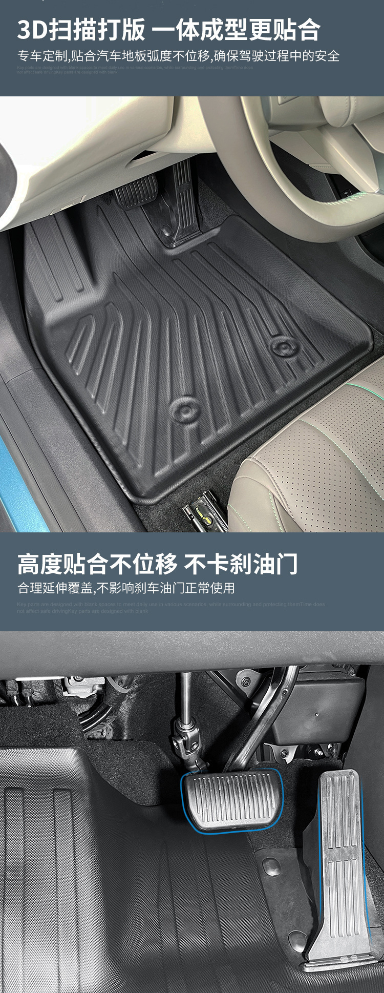 Suitable for 24 models of Deep Blue L07 car floor mats, dirt-resistant, custom-made, all-environmentally-friendly TPE floor mats and trunk mat