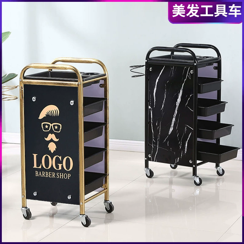 Салон красоты инструмент автомобиль с феном Парикмахерская тележка Парикмахерская инструмент автомобиль Перманентная Завивка Парикмахерская инструмент шкаф