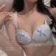 New Girl's Cute Sweet Japanese Style Bra Set No Steel Ring Small Chest Gathered Anti-sagging Lace Underwear for Women