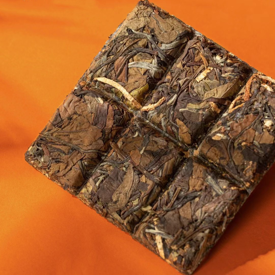 Fuding White Tea, White Peony, Floral Aroma, Sun-Dried Spring Tea, Gong Mei & Shou Mei with Citrus Peel, Gift-Set Packaging, 500g, Factory Wholesale Price