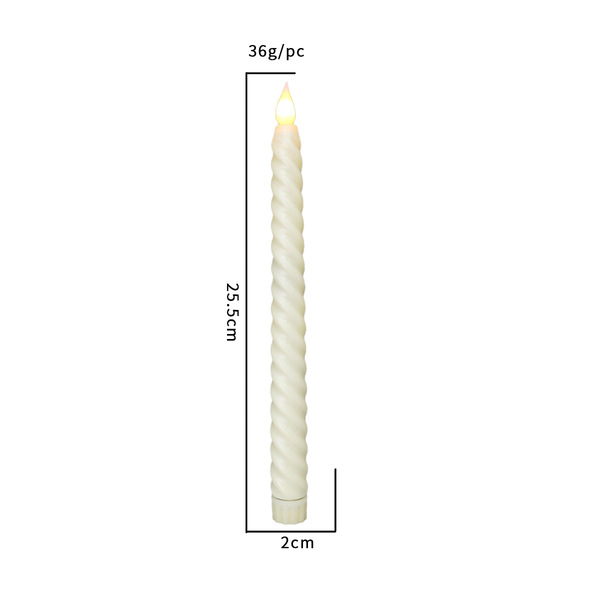 Cross-border LED strip candle lamp spiral flame head remote control…