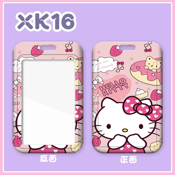Hello kitty, strawberry, card holder