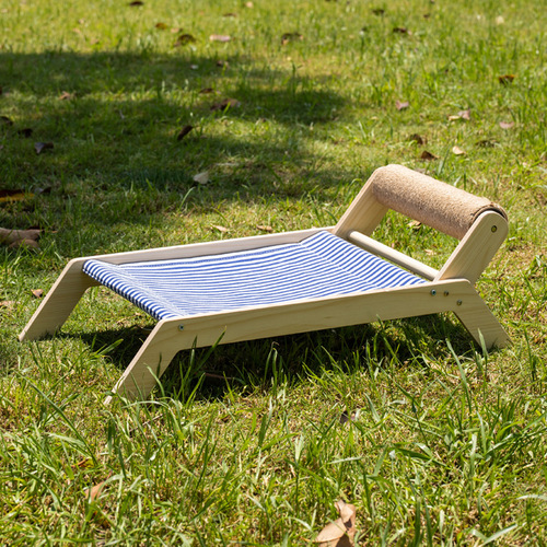 Cat Bed Summer Beach Bed Cat Nest Cat Tree All-Season Recliner Cat Scratching Post Elevated Pet Bed Cat Hammock