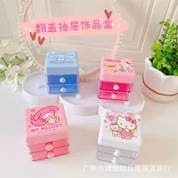 Cartoon cute storage box, accessory, ring, hairgrip