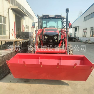 50-120马力机械拖拉机前装载机家用农用抓木抓草工程小铲车车载式