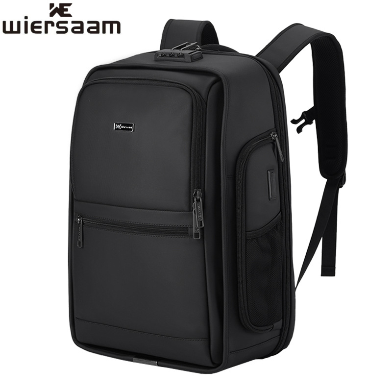 Nueva mochila de negocios de alta gama, mochila impermeable para hombres de moda, bolsa de computadora antirrobo multifuncional de gran capacidad para viajes de negocios