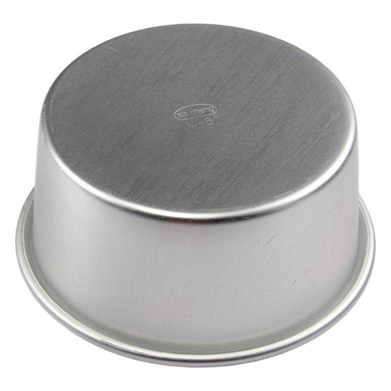 Tratamiento de ánodo aleación de aluminio pastel de gasa 4 ~ 12 pulgadas redondo molde de pastel de fondo sólido (sin fugas)