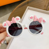 Children's fashionable cartoon sunglasses, cute glasses, UV sun protection cream suitable for men and women, toy, dress up, UF-protection, eyes protection