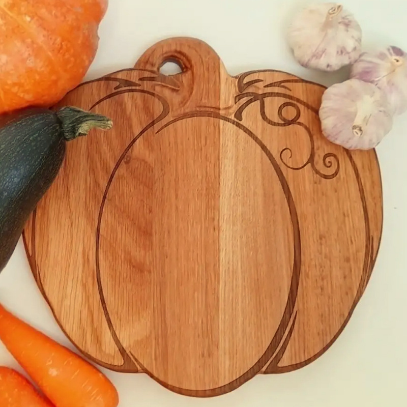 Tabla de cortar de madera creativa en forma de calabaza cocina del hogar tabla de cortar Regalo de Halloween frutas y verduras tabla de cortar de alimentos cocinados