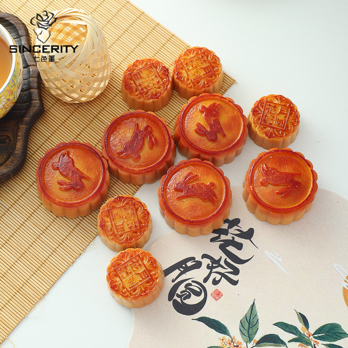 Mediodía de otoño de siete colores cordier simulación pastel de luna flor embalaje ramo de flores decoración caja de regalo embalaje DIY floral tienda