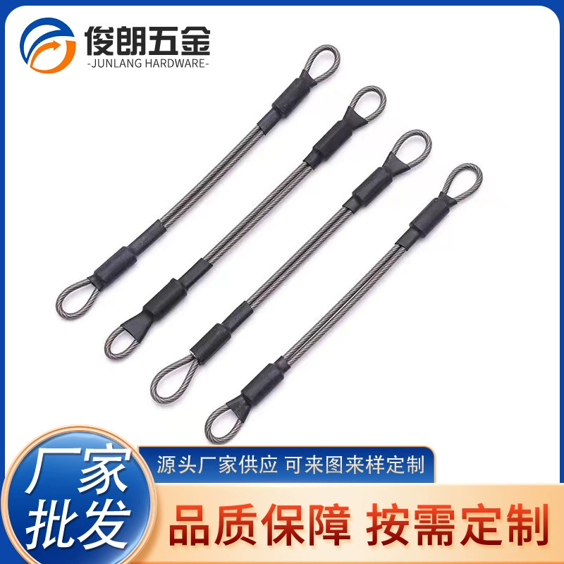 201 стальной трос с покрытием 304 производители тросов из нержавеющей стали оптом Двусторонняя клепальная Клепка трос высокого напряжения