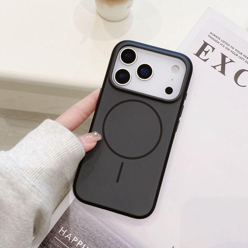 适用iPhone17promax手机壳肤感磁吸苹果16相机按键一体全包保护套|undefined