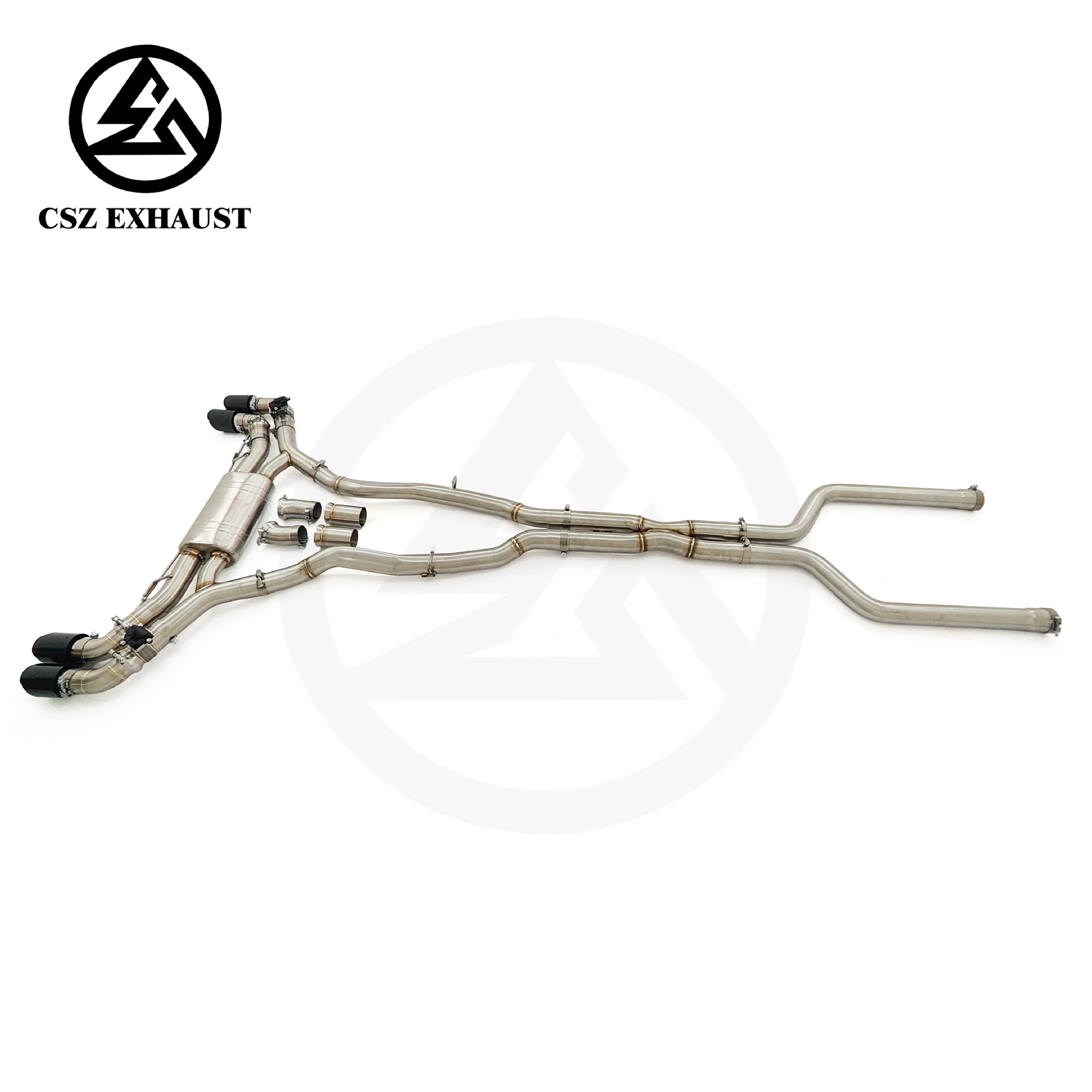 Suitable for BMW X5 X6 M50i G05 G06 V8 4.4T mid-rear exhaust system