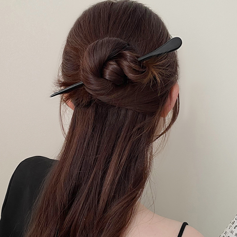 Verano simple nuevo chino retro geométrico horquilla estilo chino Hanfu pelo Moda al por mayor accesorios para el cabello al por mayor