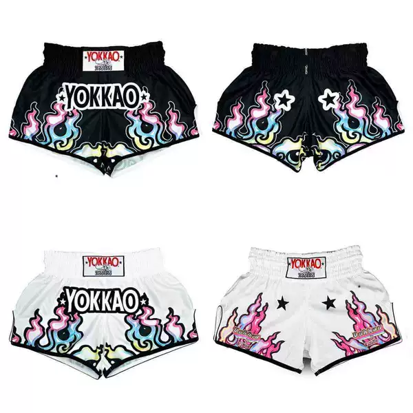Muay Thai Shorts, Free Fighting Training Pants, Mma Sports Fitness Boxing Martial Arts Shorts, Cross-Border