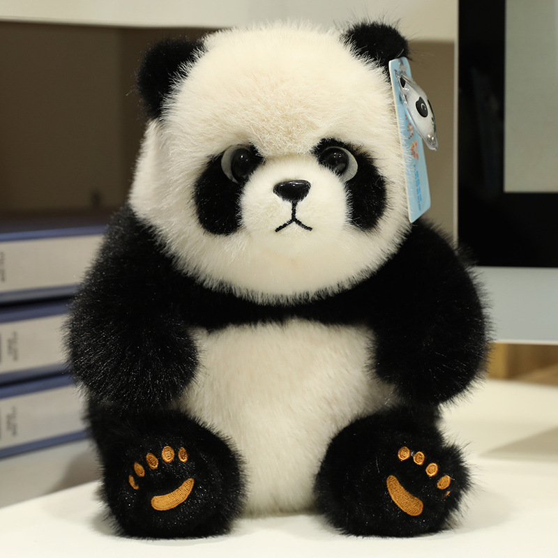 Simulación serie + video oso polar lindo panda animal Otros muñecas de peluche China