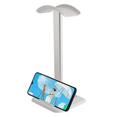 ヘッドセット式アルミ合金イヤホンスタンドハンガー通用ネットカフェパソコンゲームヘッドセットデスクトップ展示棚ハンガー