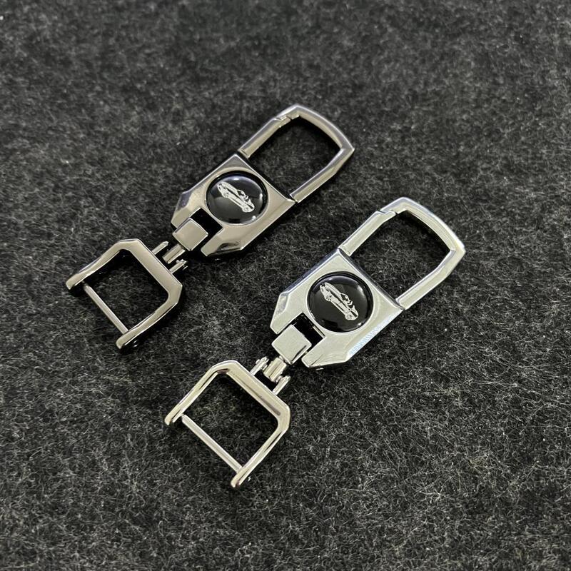Factory direct zinc alloy keychain simple universal hardware Joker car key accessories car waist hanging manufacturers