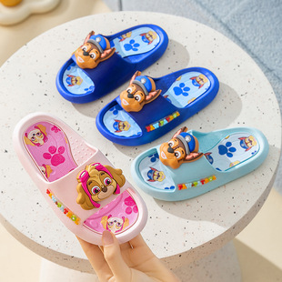Wangwang children's slippers summer children's indoor slippers boys and girls soft bottom bathroom non-slip home slippers