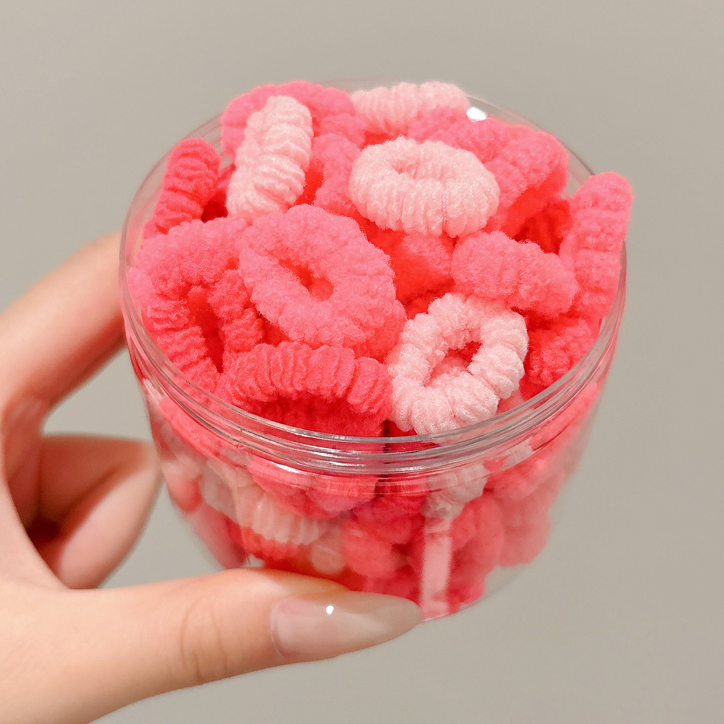 Anillo para el cabello de los niños, banda de goma de alta elasticidad, cabello trenzado, no daña el cabello, cuerda para atar al bebé, red neta 2025 nueva funda de cuero de cuerda para el cabello