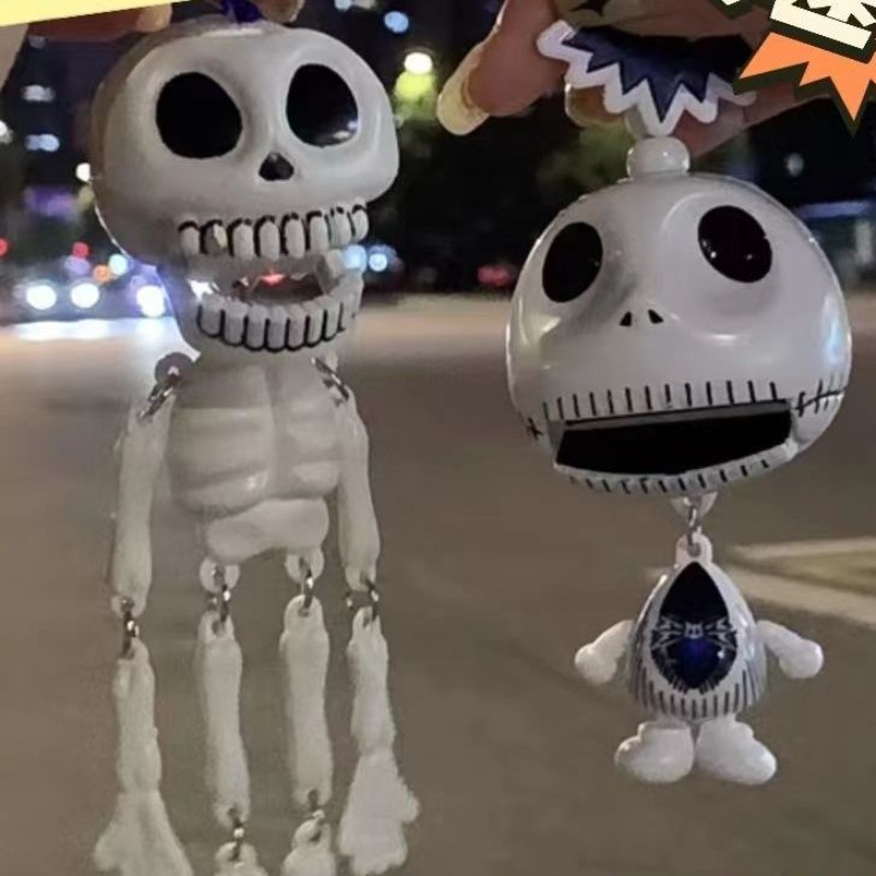 Halloween Skeleton Toy Pendant Skull Keychain Halloween Skeleton Bag Pendant