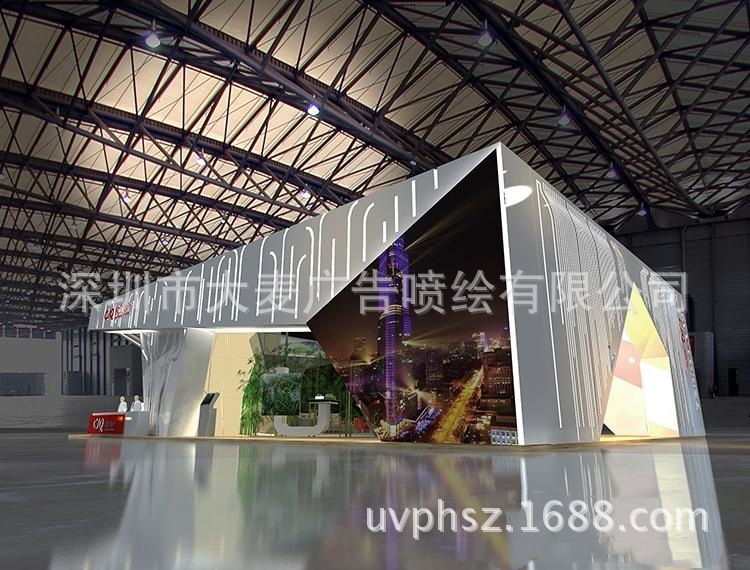 展厅设计装修服务 高档品牌特装展台施工 深圳展览工程搭建