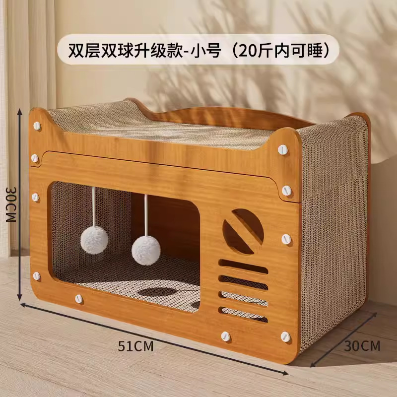 [중형 - 10kg 내부 수면용] 업그레이드된 더블 레이어 더블 볼