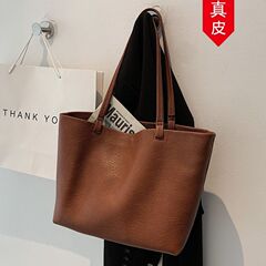 本革 2025 新しいトレンディなファッションハンドバッグ大容量外国スタイルショルダーバッグトートバッグソフトレザー