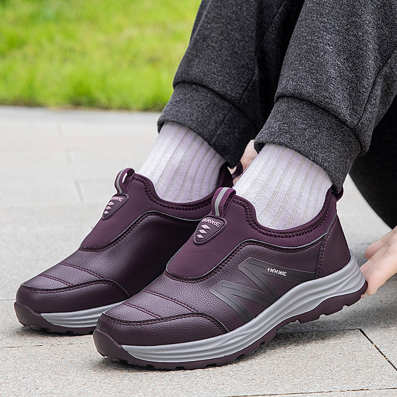 9315 보라색 여성용 미끄럼 방지 부드러운 밑창 무료 양말