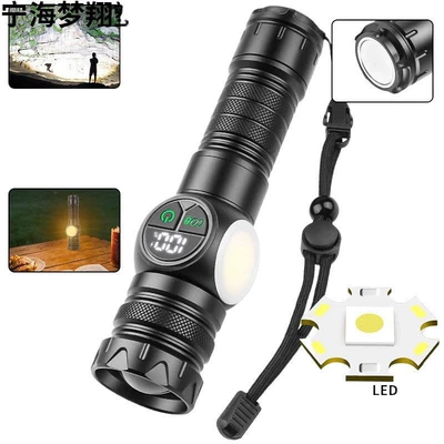 Super Bright Led Aluminum UV fənərlər - digital-display-2305-flashlight-plastic-model