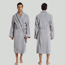 W 41808 Flannel Fleece Bathrobe ������˯�� ŷ���羳����ѷ��