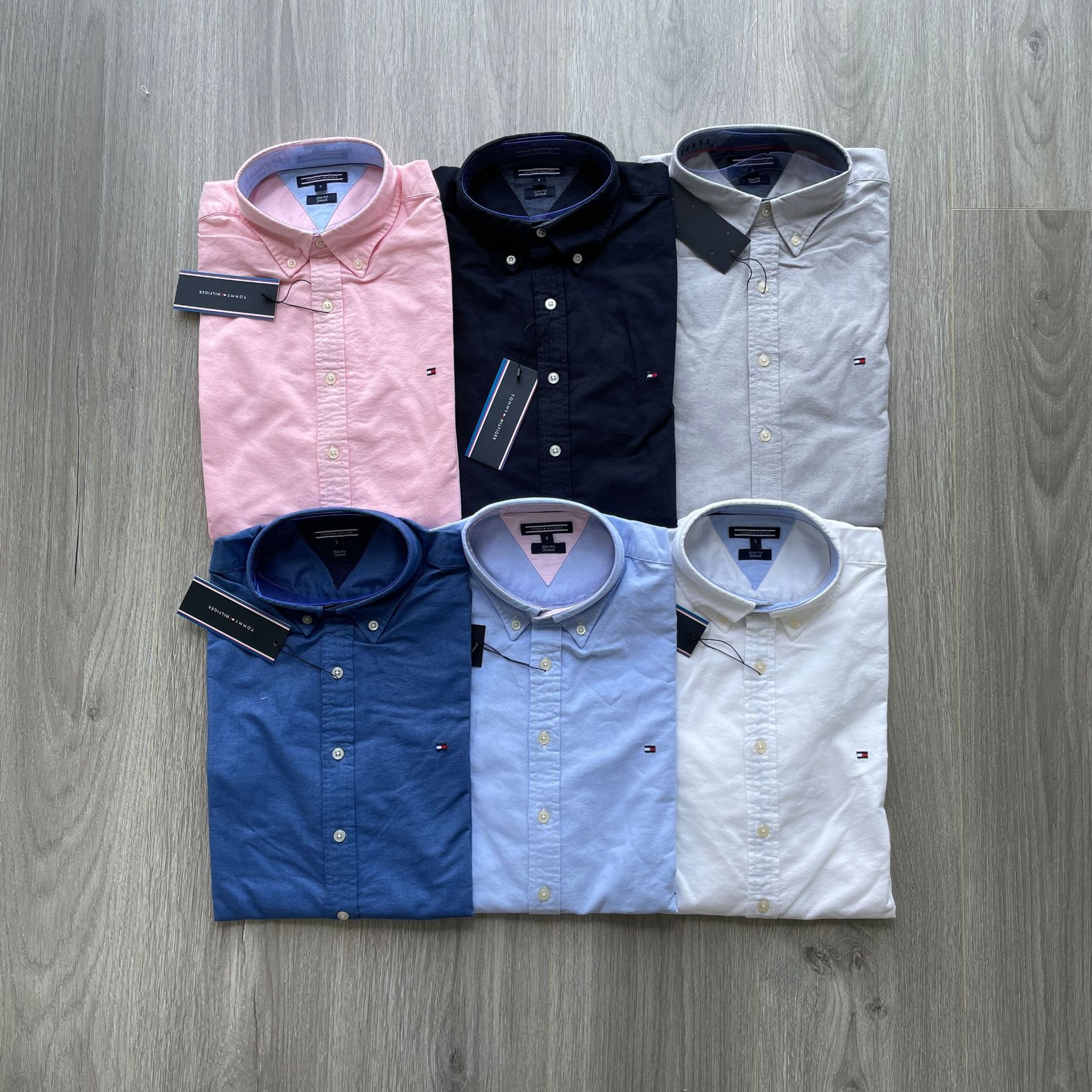トミー/トミー6色全綿オックスフォード紡織生地男性百合長袖ビジネスカジュアル純綿水洗いシャツ
