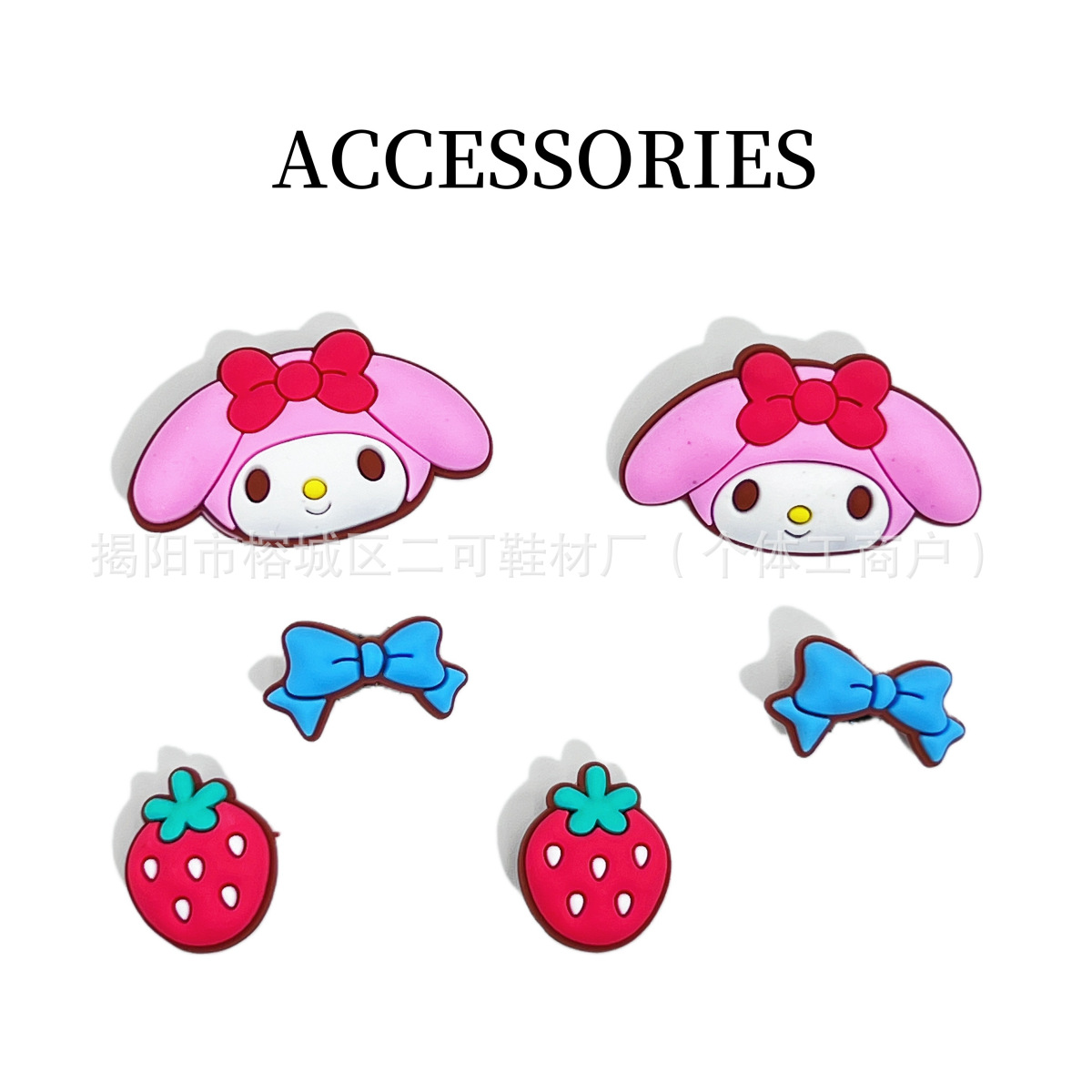 INS primavera nuevo ballet de perla punto de onda arco agujero agujero zapatos de ballet hebilla coreana diy accesorios desmontables