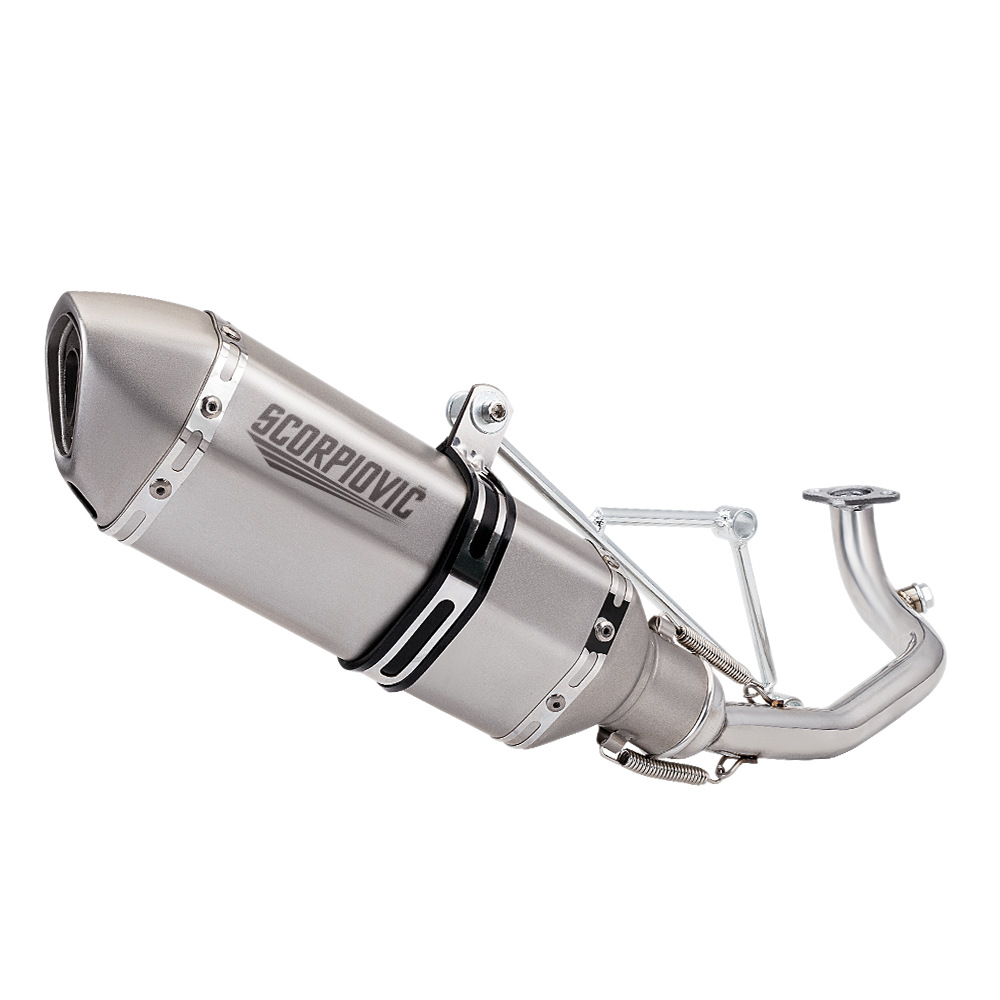 Motorcycle locomotive modified GY 6 125 150 exhaust pipe full section front section tail section muffler 51mm universal
