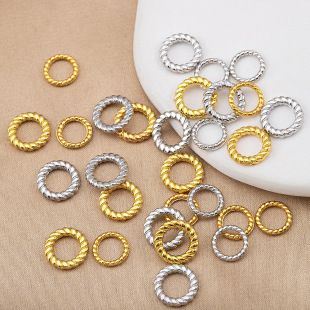 �Ͻ�18K��ɫ�]���黨Ȧ����Ȧ �]�ڭh diy�Ʒ����ֹ��������
