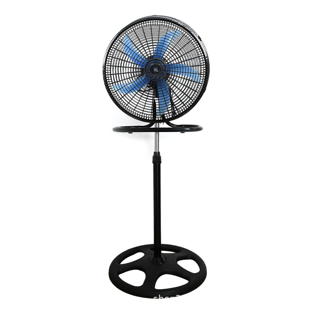 Fábrica directa ventilador de piso de tres velocidades domésticas 110v220v ventilador eléctrico puede elevar ventilador giratorio al por mayor