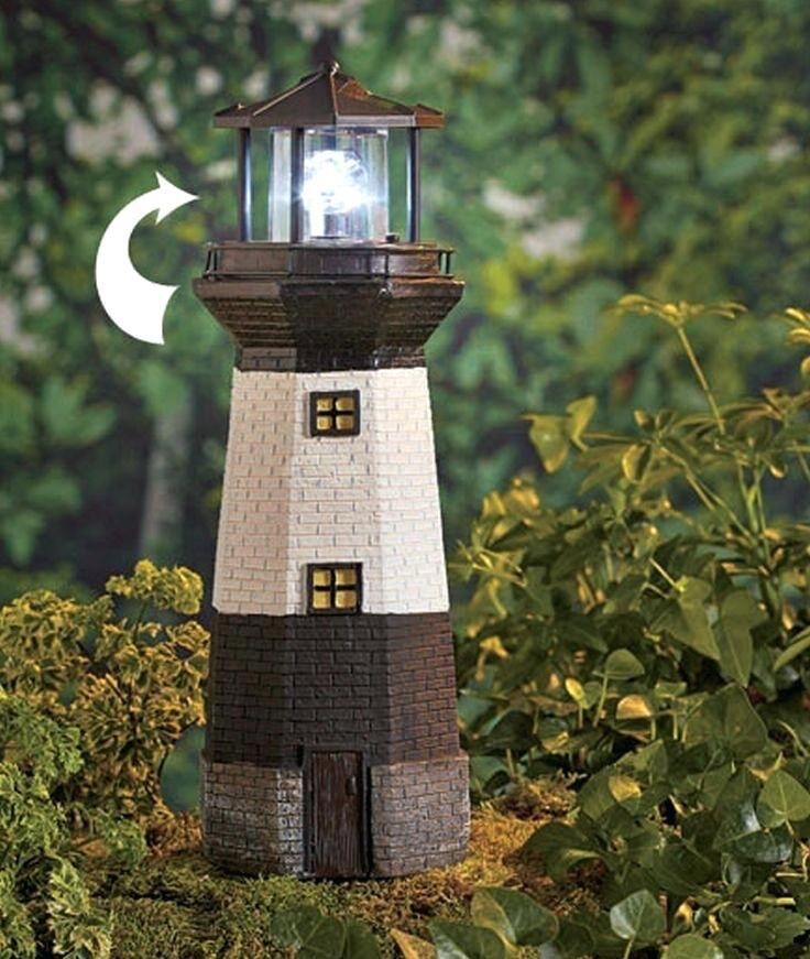 户外加工定制花园装饰景观庭院草坪灯树脂led太阳能旋转灯塔