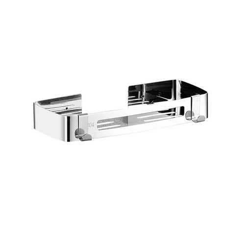 No punching bathroom stainless steel tripod 304 thickened storage rack bathroom toilet public corner storage rack