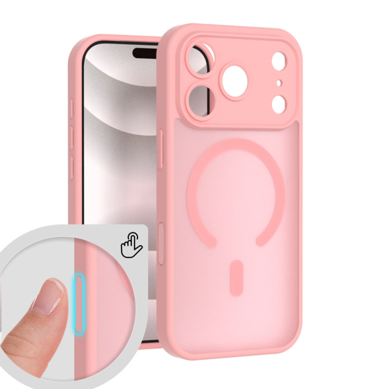 ai拍照按键适用苹果17promax肤感磁吸壳精孔2.0iphone16手机套|undefined