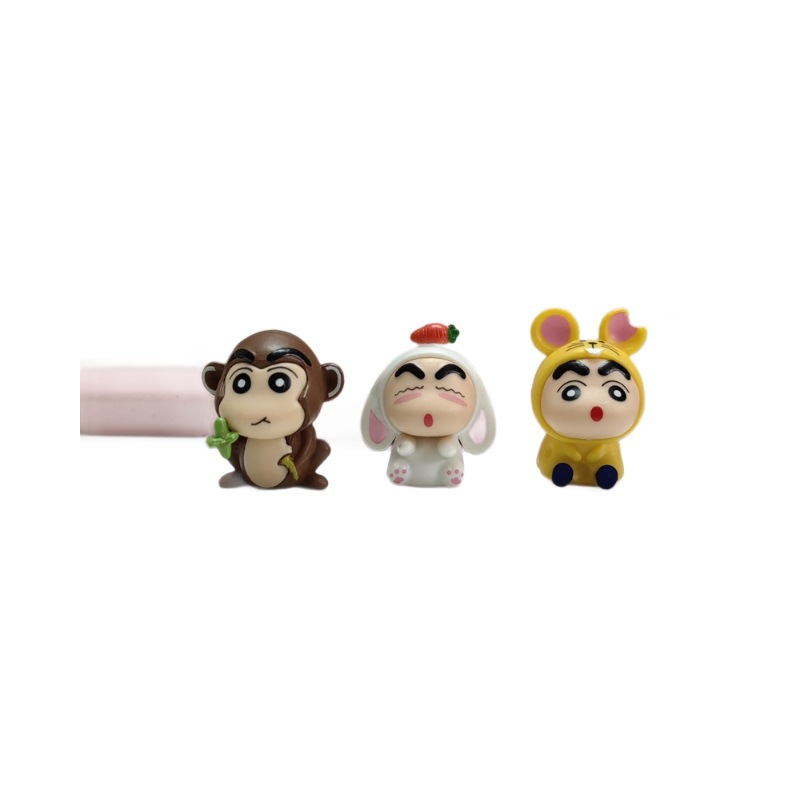 (2개) 12 조디악 동물 작은 새 인형 COS 작은 흰색 토끼 원숭이 용 뱀 미니 인형 장식품 도매
