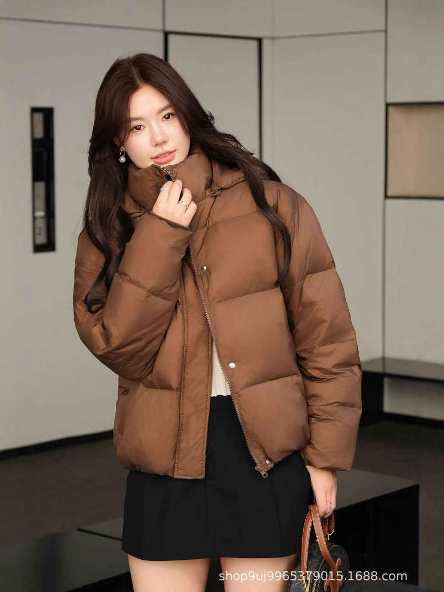 Short velvet down jacket, high-end, duck down
