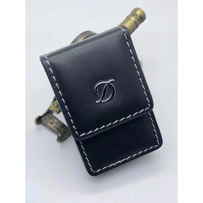 朗声充气打火机真皮皮套适用S.T.Dupont都彭都澎都柏特Slim7