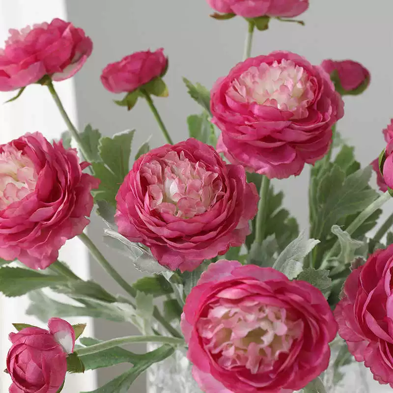 3 Simulation of Quzi Lotus Lotus Bouquet Relieve Delite Delosa Peony Pseudoma Flower Peony Peony Home Decoration Flower Arts