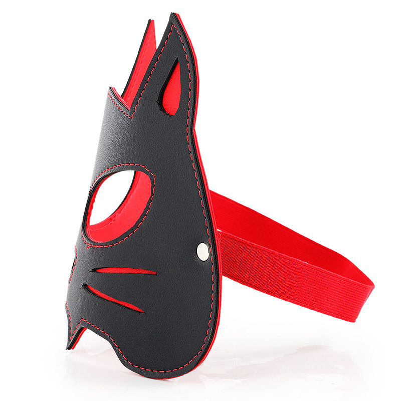 SM Erotic Hood Mask, Breathable Nylon Eye-Opening Design, Elastic Slip-On Adult Headgear — detail image 43