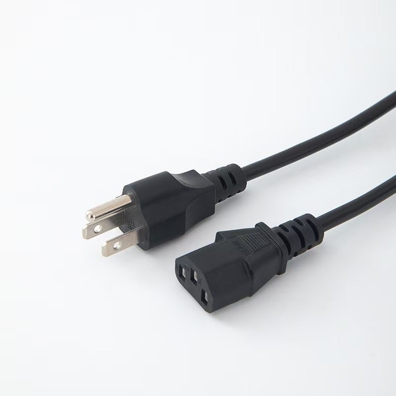Adaptador estándar americano Cable de alimentación estándar americano Cable de CA Cable de interruptor de enchufe estándar americano Cable de extensión de instrumento eléctrico